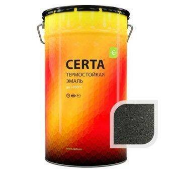 Термостойкая эмаль ЦЕРТА HS черный металлик до 1000 °C 25 кг